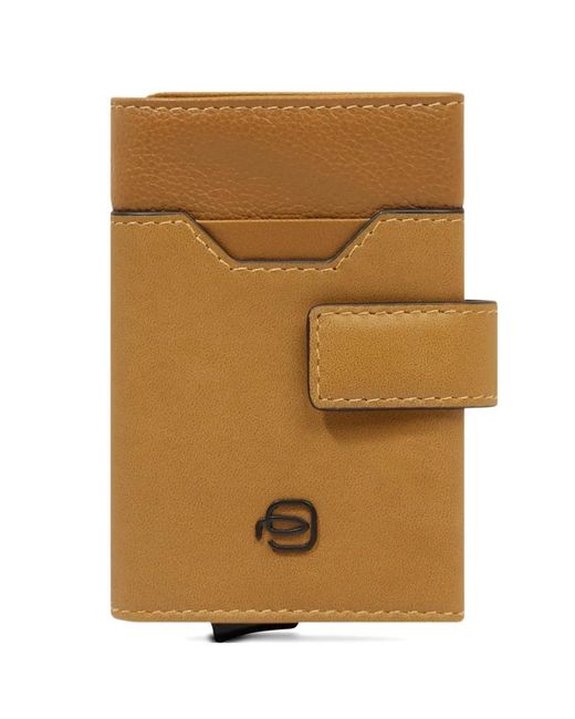 Piquadro Natural Pop-Up Cardholder for men