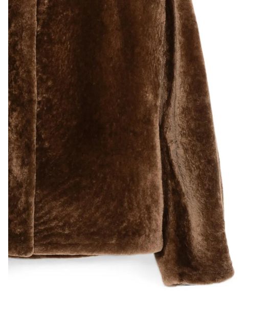 Manzoni 24 Brown Shearling Jacket