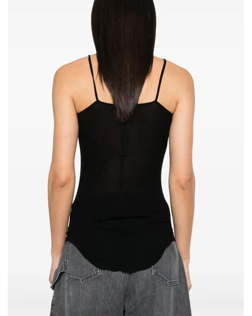 Rick Owens Black Skorpio Silk Top