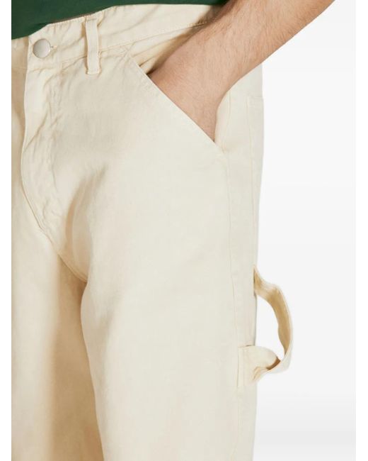 AWAKE NY Natural Strap-Detail Pocketed Regular Trousers for men