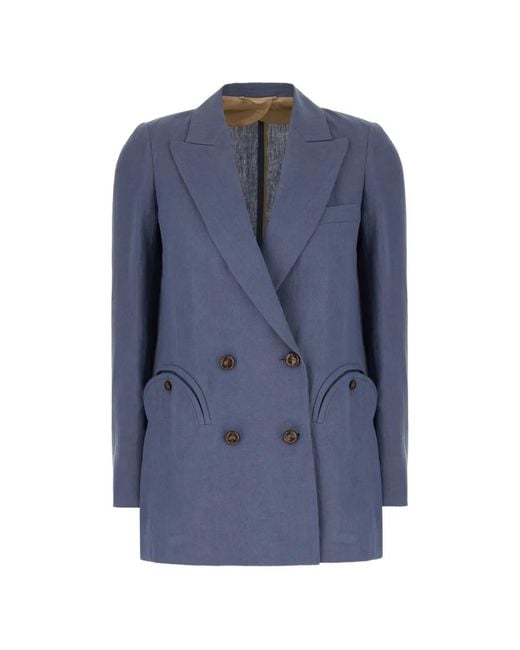 Blazé Milano Blue Montecarlo Double-Breasted Jacket