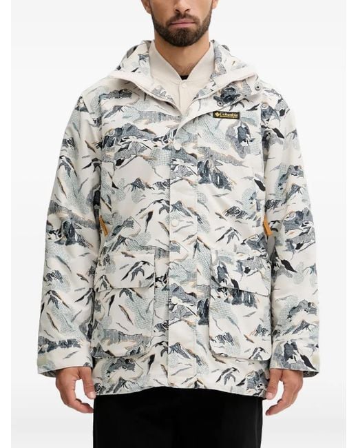 Columbia Natural Graphic-Print Long-Sleeve Jacket for men