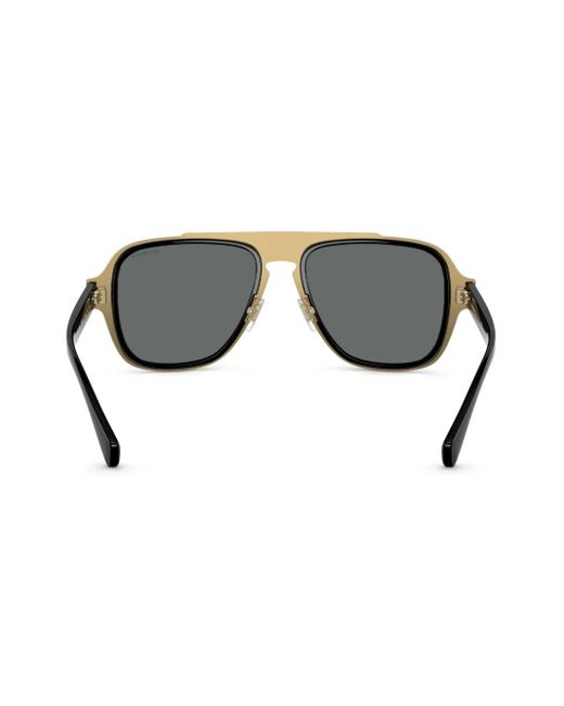 Versace Black Pilotenbrille Mit Medusa-Motiv