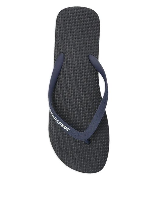 DSquared² Flip-Flops Mit Logo-Prägung in Multicolor für Herren