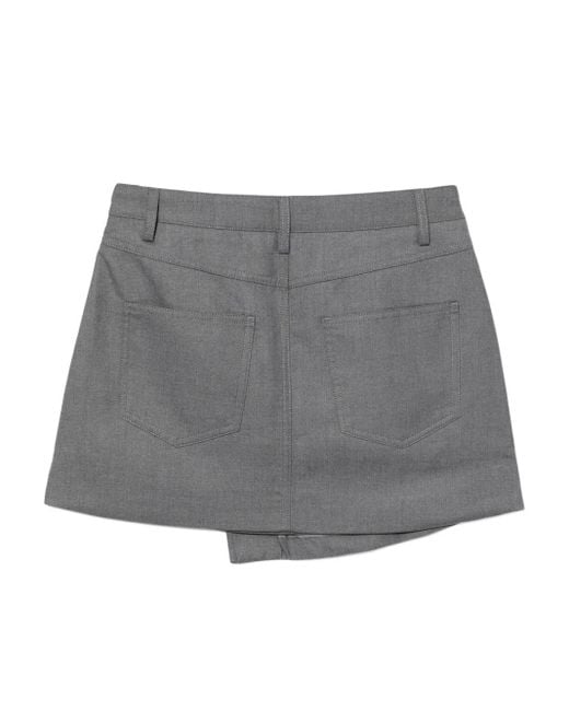 B+ AB Gray Wrap Skirt