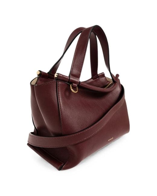 Wandler Purple Ida Leather Handbag