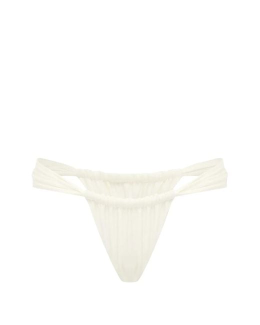 FAE SWIM White Koa Bikini Briefs