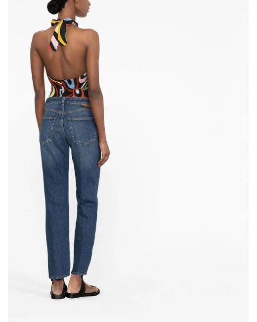 Stella McCartney Blue Straight-Leg Denim Jeans