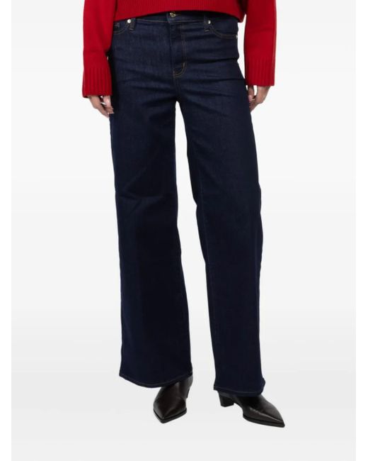 FRAME Blue Five-Pocket Denim Jeans