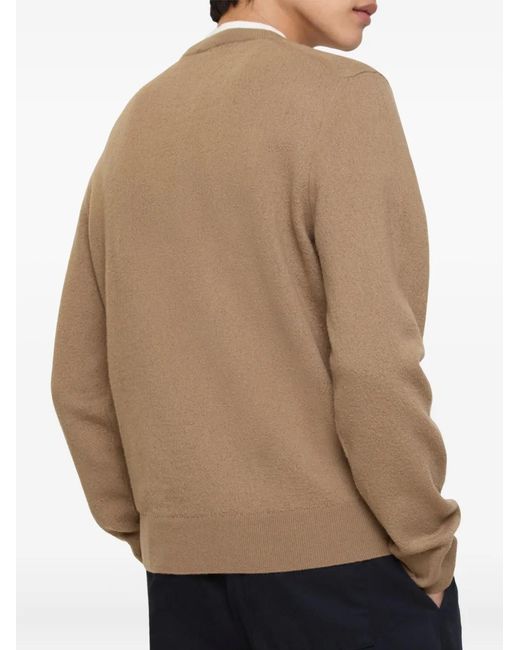 Burberry Brown Wool Sweater for men
