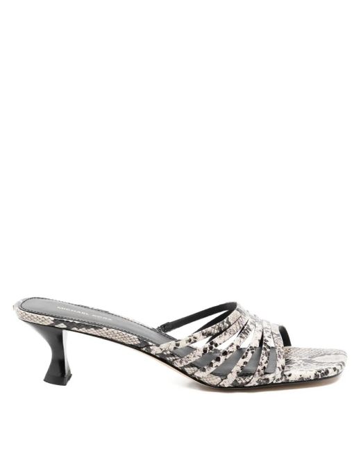 Michael Kors White 50Mm Haisley Sandals