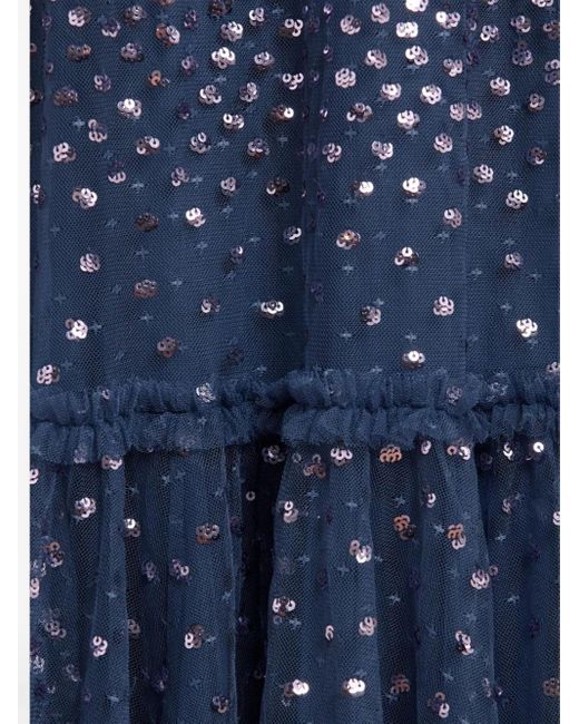 Abito Da Sera Con Mantella di Needle & Thread in Blue