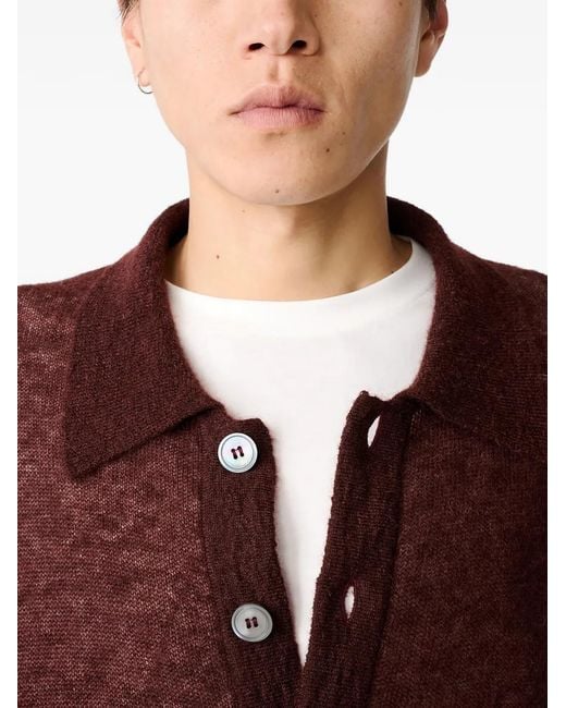 Studio Nicholson Brown Cardigan Hamto for men