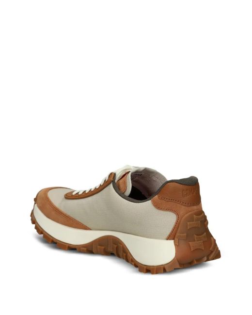 Camper Natural Leather-Panelled Lace-Up Trainers