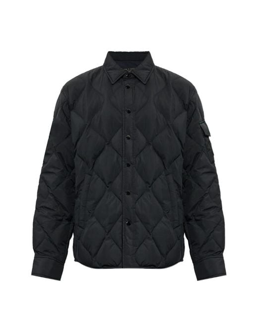 Rag & Bone Blue Dane Quilted Padded Jacket for men