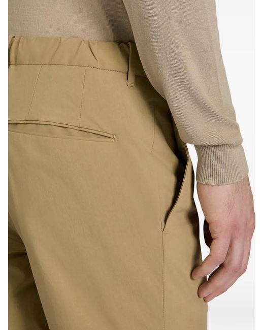 Incotex Natural Teknotela Elasticated Trousers for men