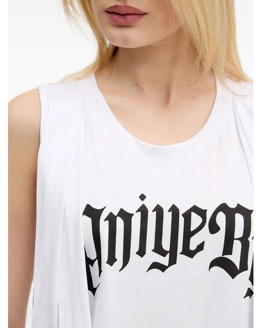 Aniye By White Cotton Tank Top