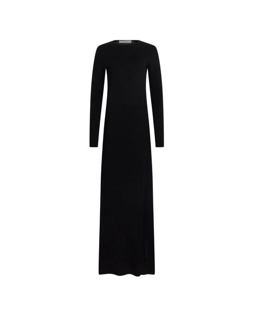 Philosophy Di Lorenzo Serafini Black Long-Sleeve Maxi Dress