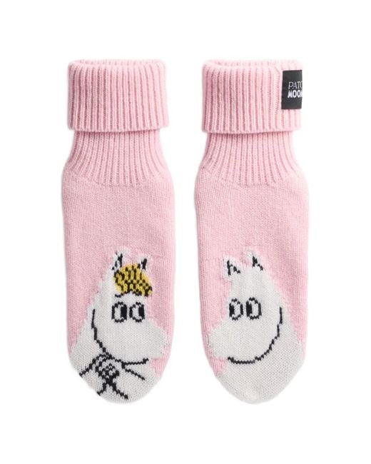Patou Pink X Moomin Knitted Socks