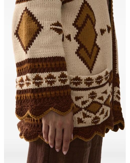 Fortela Metallic Lalie Pocket Cardigan