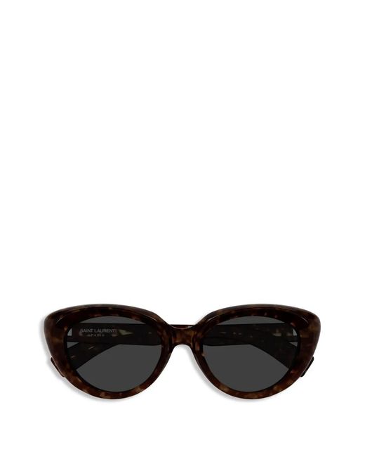 Saint Laurent Black Sl 859 Cat-Eye Lens Sunglasses