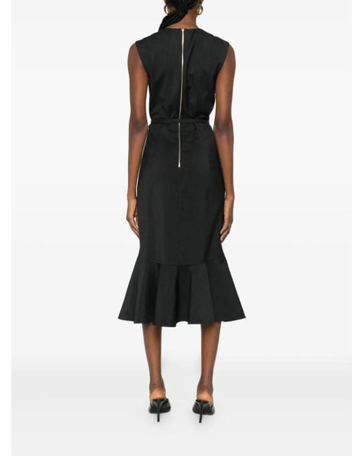 Fendi Black Kleid aus Wollgemisch