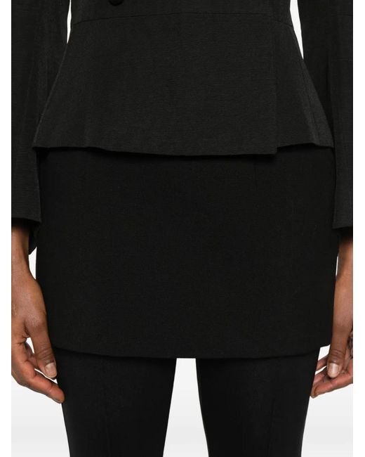Wardrobe NYC New Contour Mini-Rok in het Black