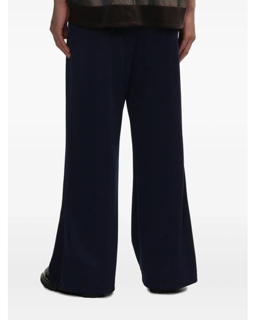 Toga Blue Wide-Leg Sweatpants for men
