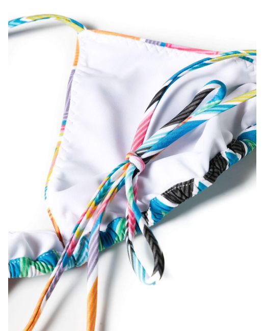 Bikini à motif zig-zag Missoni en coloris White