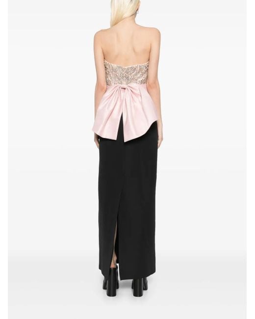 Sachin & Babi Black Marilyn Gown