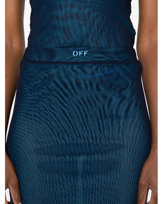 Off-White c/o Virgil Abloh Blue Skirts
