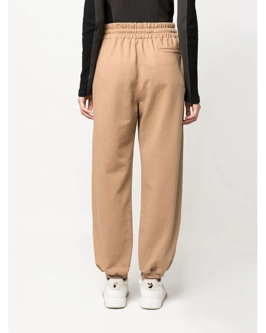 Off-White c/o Virgil Abloh Natural For All Cotton Track Pants