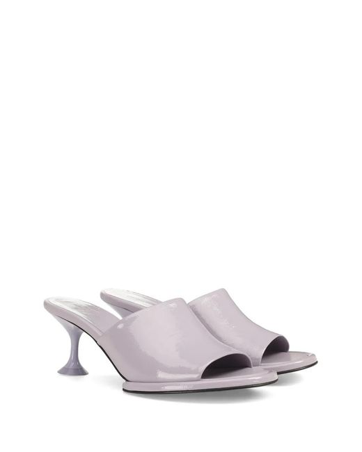 Sergio Rossi White Orb Sandals
