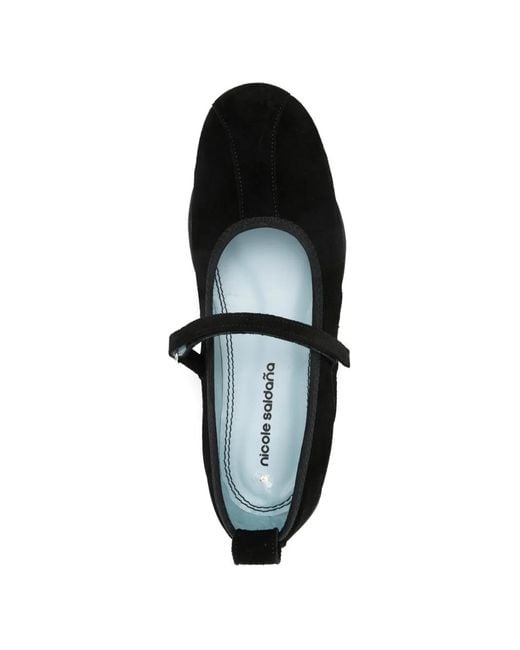 Nicole Saldanã Black Sophie 2 Ballet Flats
