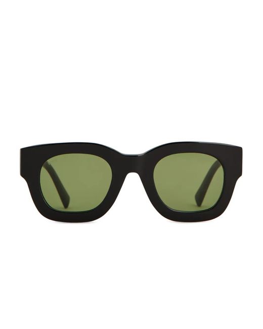 Tod's Green Geometric Logo Sunglasses