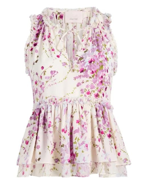 Cinq À Sept Midsummer Bloom Messina トップ Pink