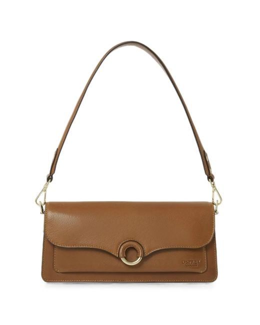 Osprey Metallic Ring-Detail Shoulder Bag