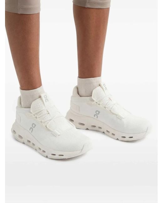 On Shoes White Cloudnova 2 Sneakers for men