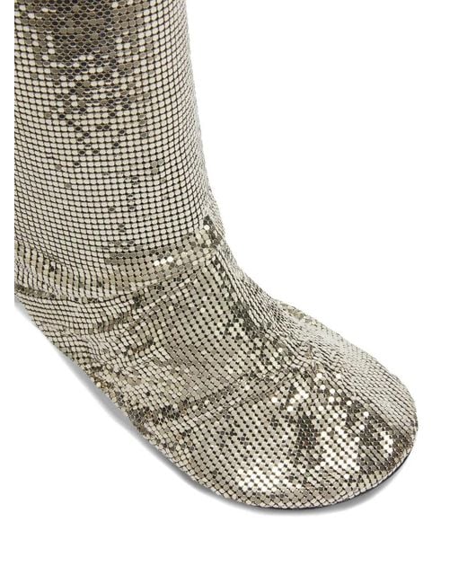 Jil Sander Gray Leather Boots