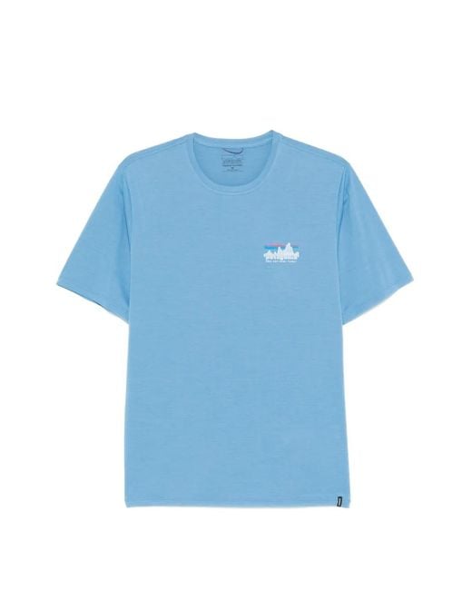 Patagonia Blue Short-Sleeves T-Shirt for men