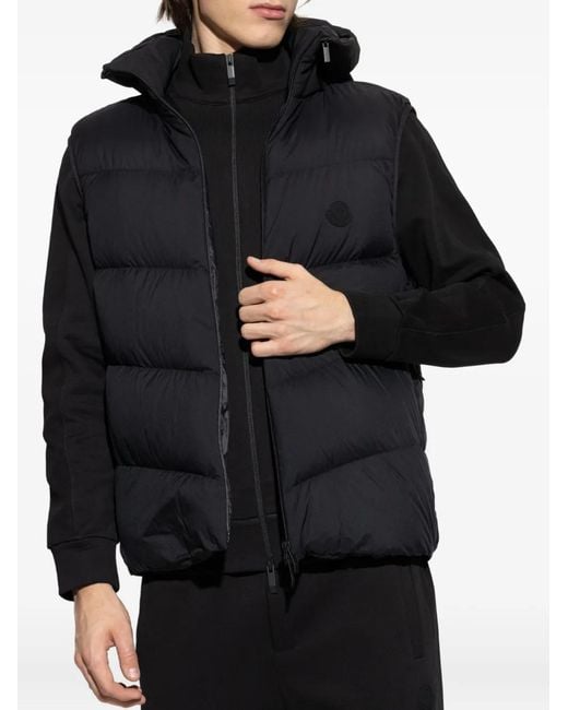 Moncler Black Coats for men