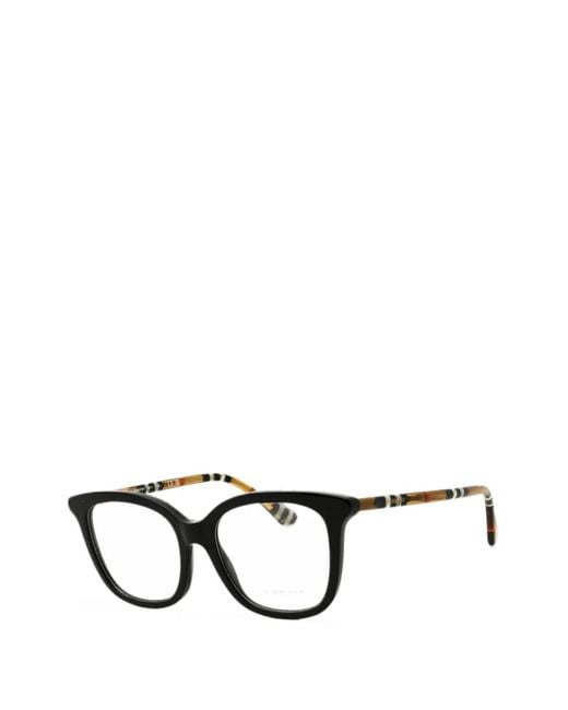 Burberry Black Rectangular-Frame Glasses