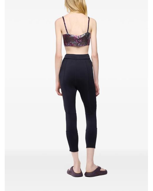 Rabanne Black Zip-Pocket Capri Trousers