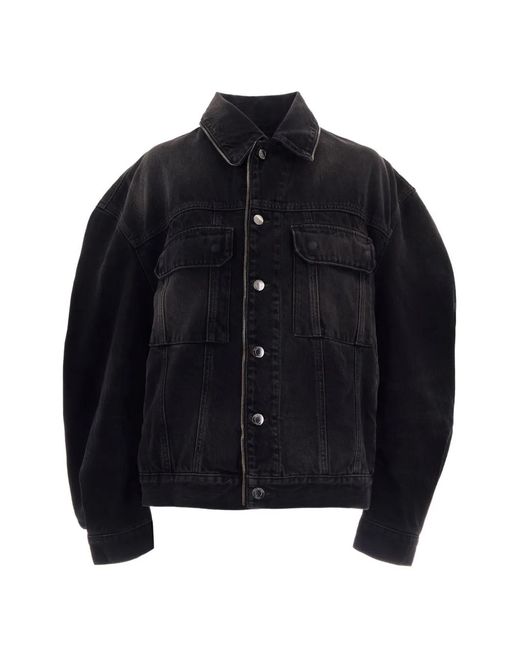 Haikure Blue Zip-Detail Denim Jacket