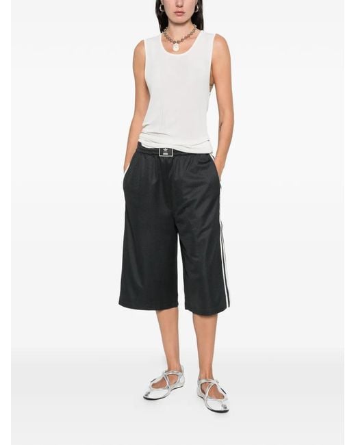 Adidas Black X Avavav Logo Stripe Shorts