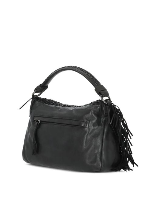 Reptile's House Black Vasia Braided Tote Bag
