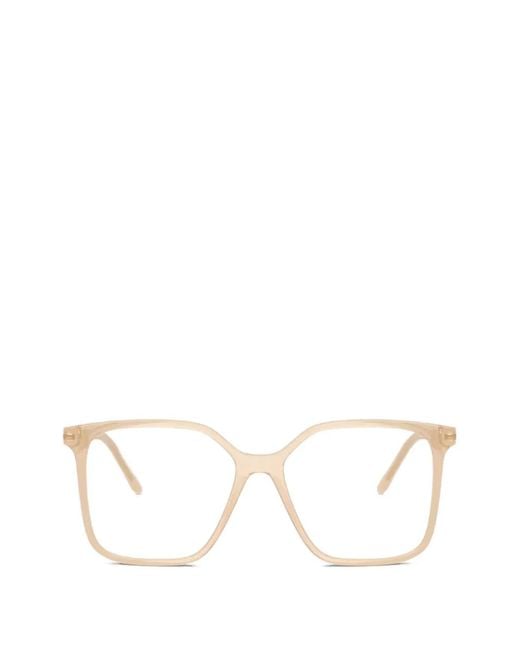ARMANI EXCHANGE Natural Square-Frame Glasses