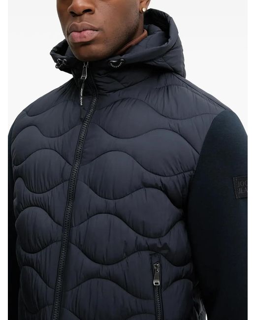 Joop! Blue Quilted Hooded Jacket for men