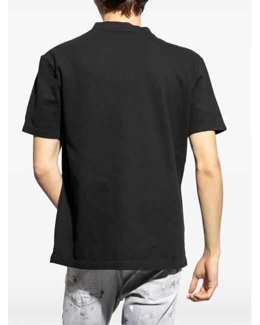 DSquared² Black T-Shirts And Polos for men