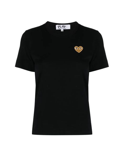 COMME DES GARÇONS PLAY Black Crew-Neck T-Shirt